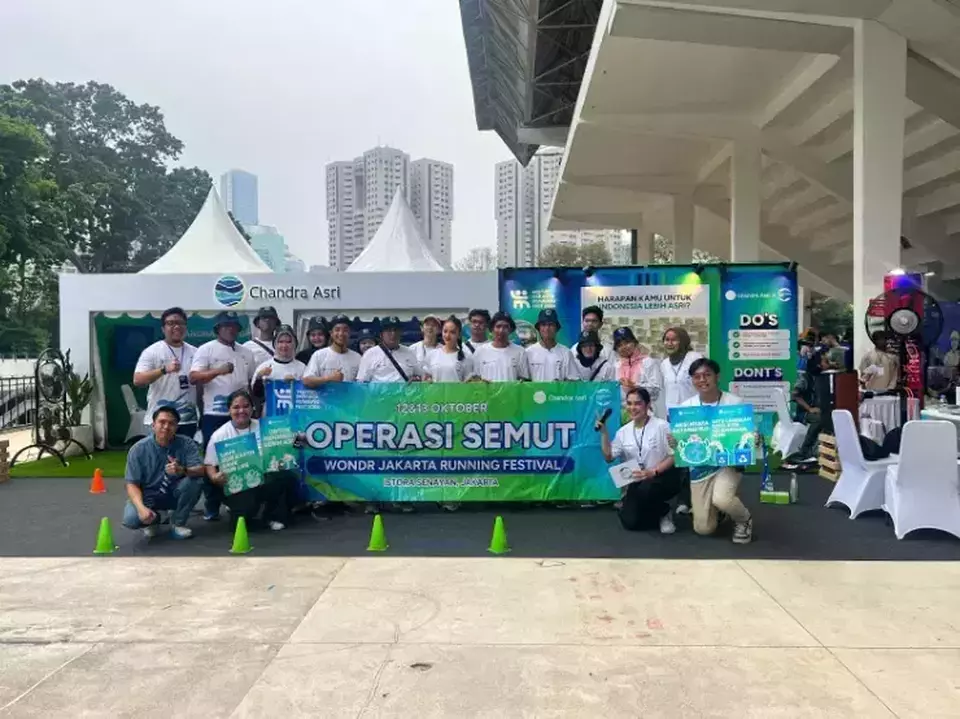 PT Chandra Asri Pacific Tbk -- better known as Chandra Asri Group -- takes part in the 2024 Jakarta Running Festival to promote waste management on Oct. 10-13. (Photo Courtesy of Chandra Asri)