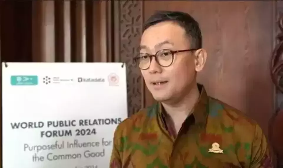 The Chair of the World Public Relations Forum (WPRF) 2024 organizing committee, Boy Kelana Soebroto. (WPRF)