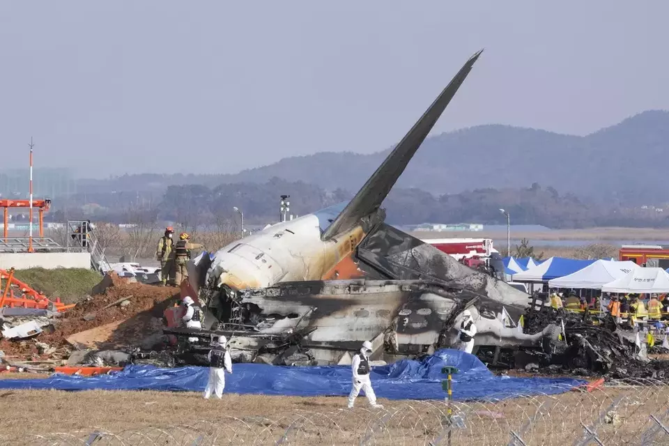 Officials Confirm Only 2 of 181 People on Board Survived Plane Crash in South Korea