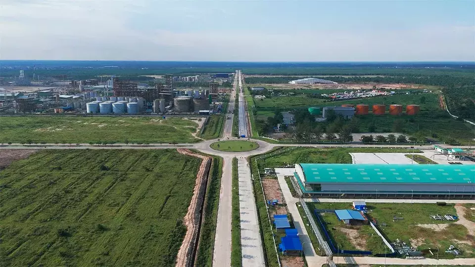 The Sei Mangkei Special Economic Zone in North Sumatra. (Handout photo)