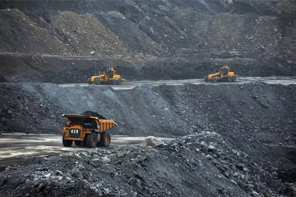 This file photo shows a coal mine. (Antara Photo)