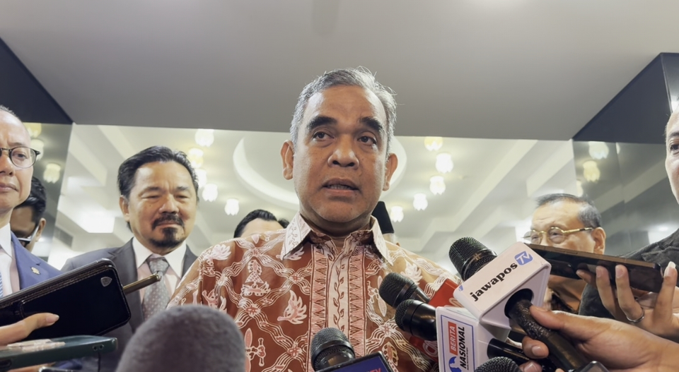 Chairman of the People's Consultative Assembly (MPR) Ahmad Muzani in Jakarta, January 21, 2025. (Beritasatu.com/Yustinus Patris Paat)