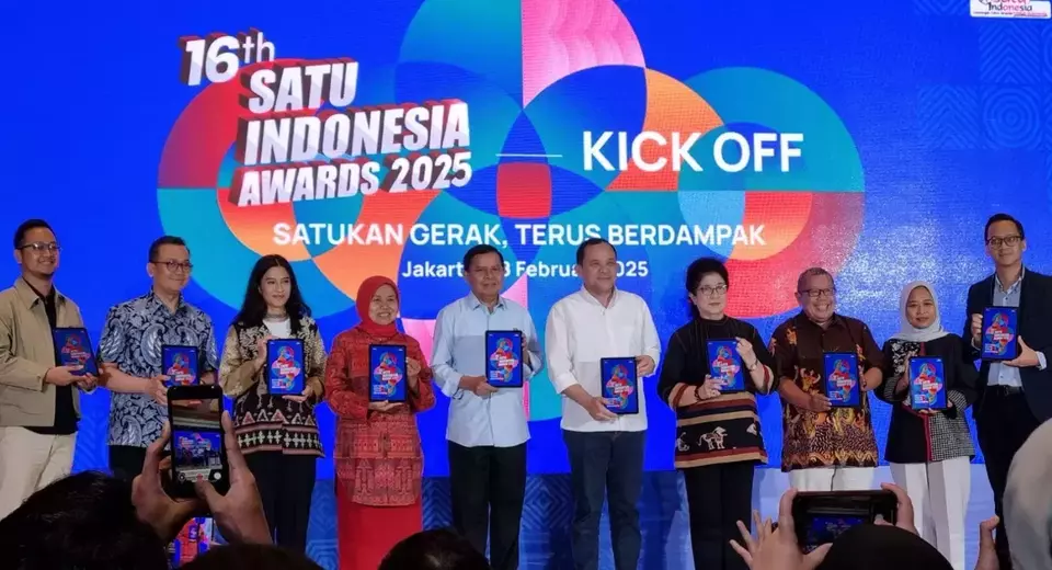 Astra holds the kick off ceremony for the 16th SATU Indonesia Awards 2025 in Astra Tower, Jakarta, on Feb. 28, 2025. (B1 Photo)