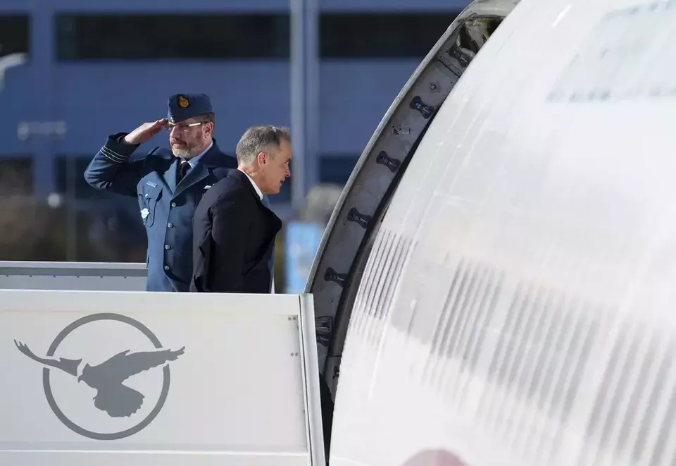 Canada's Prime Minister Mark Carney departs London, England, Tuesday, March 18, 2025. (Sean Kilpatrick/The Canadian Press via AP)