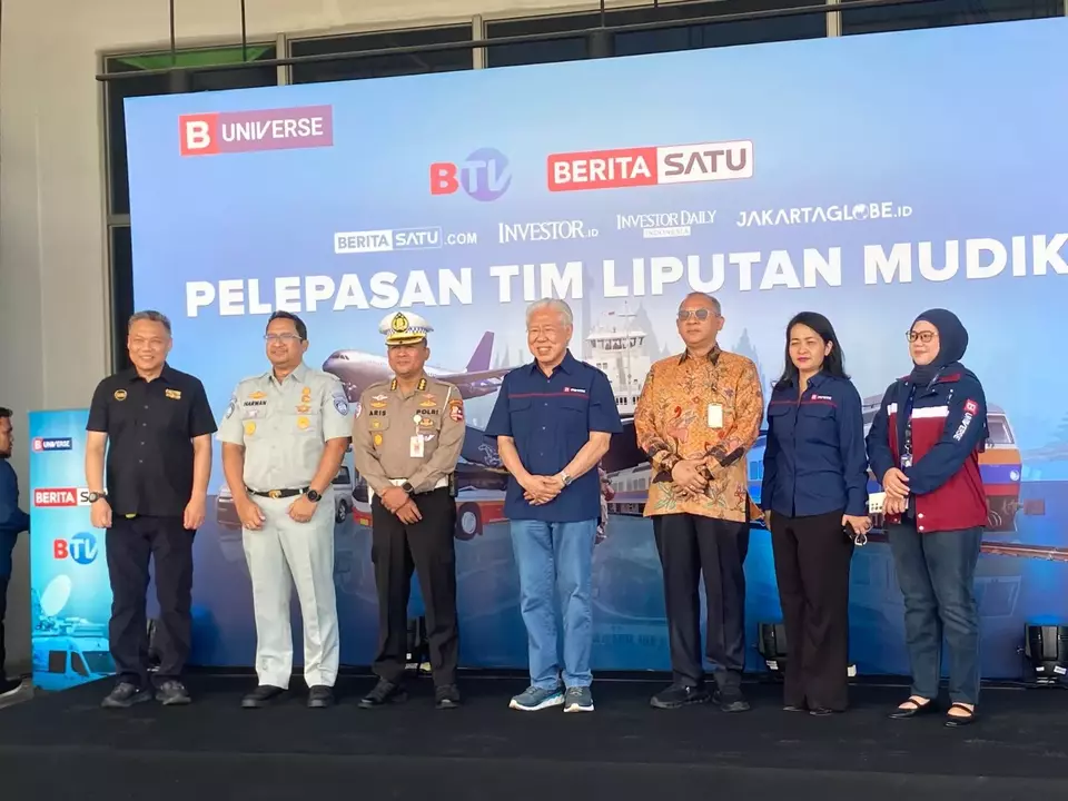 The send-off ceremony for B-Universe Media Holdings' Eid coverage in PIK 2 on March 20, 2025. (B Universe Photo/Andrea Hosana)