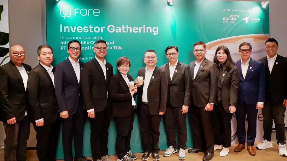Fore Coffee holds an investor gathering in Jakarta on March 21, 2025. The company plans a $24M IPO to fund expansion amid rapid market growth. (Handout)