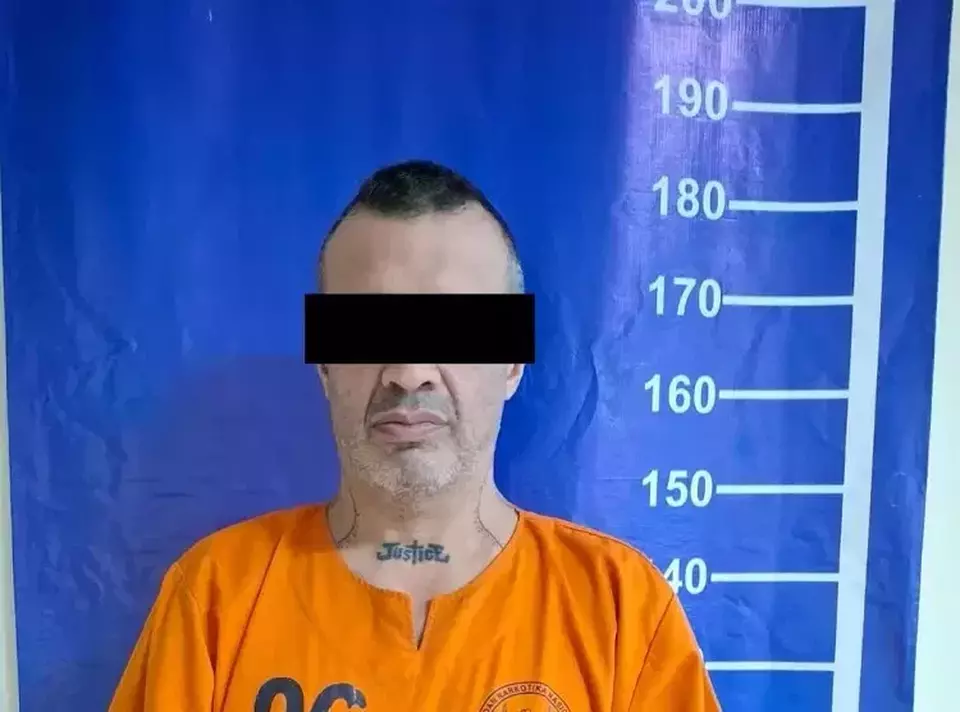 EJS, a 50-year-old British national, is a cocaine dealer in Bali with connections to an international network from Mexico, March 26, 2025. (Beritabali.com)