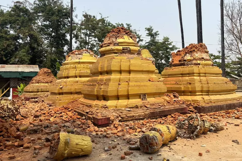 The Latest: Major Earthquakes Strike Myanmar and Thailand