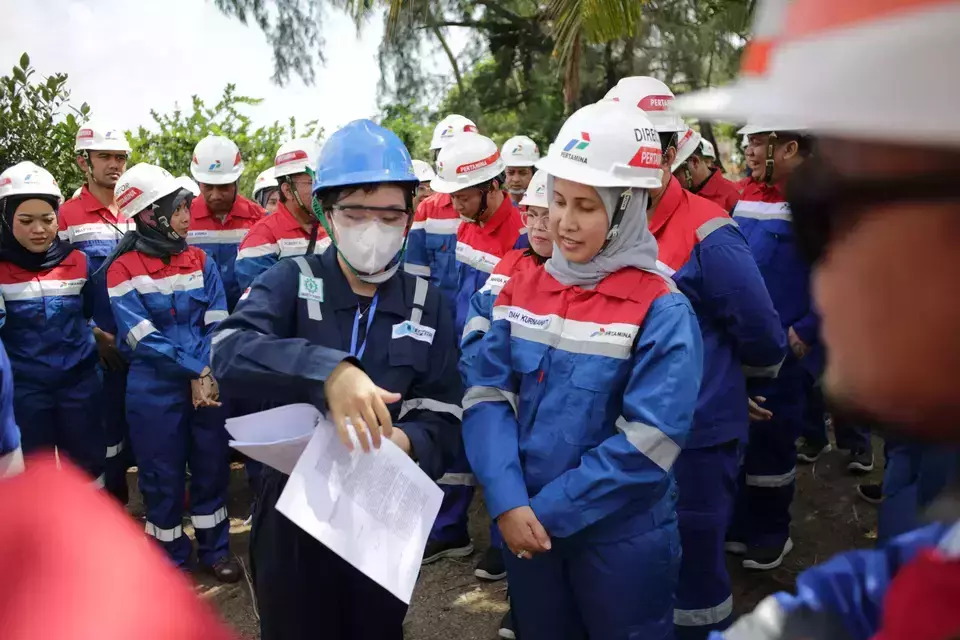 PT Pertamina International Shipping (PIS) strengthens its commitment to promoting women's representation in the national maritime industry. (Pertamina/Doc.)