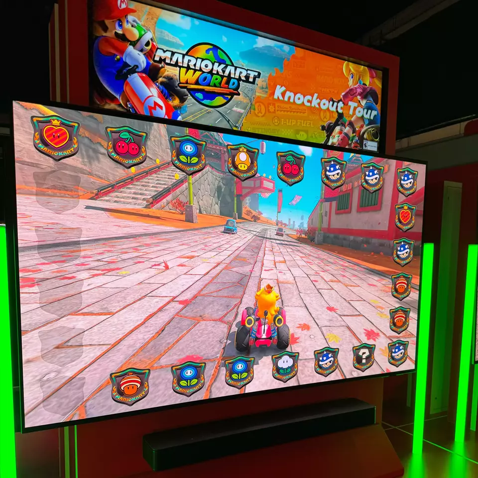 A gameplay demo of Mario Kart World on the Nintendo Switch 2. (Nintendo)
