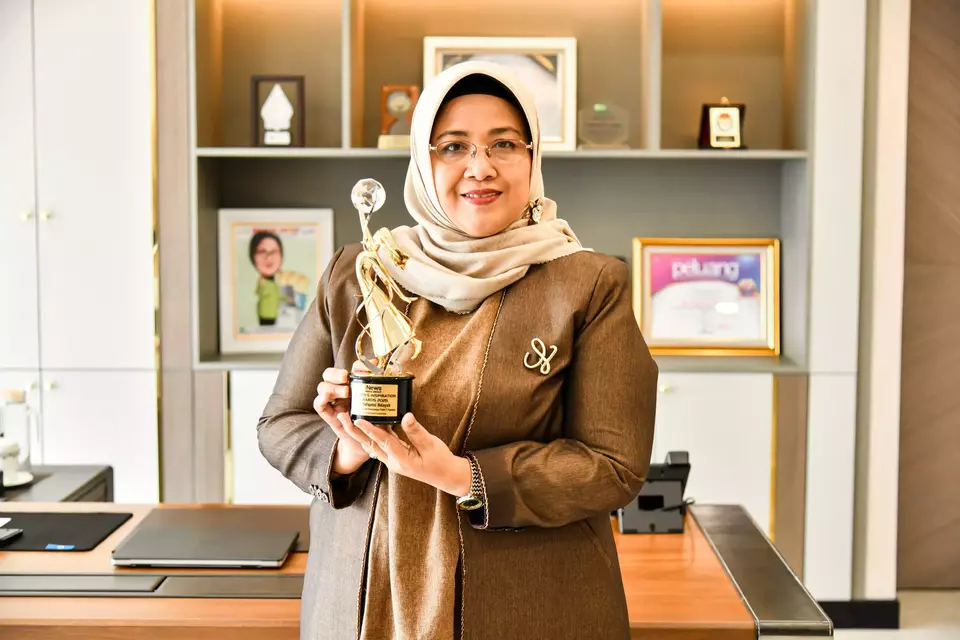 Marketing & Product Development Director of PT Pegadaian, Elvi Rofiqotul Hidayah. (Special/Exclusive)