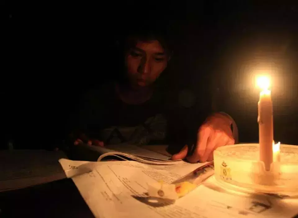 This file photo shows a power outage. (Antara Photo/Irsan Muryadi)