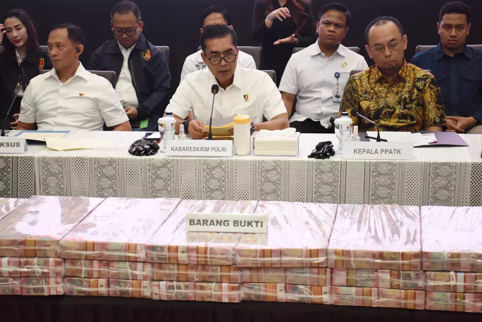 Indonesian Police Seize Rp 530 Billion in Online Gambling Money Laundering Case