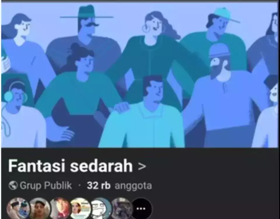 The Information and Digital Affairs Ministry blocks six Facebook groups promoting incest-themed content targeting minors, Friday, May 16, 2025. (Beritasatu.com)