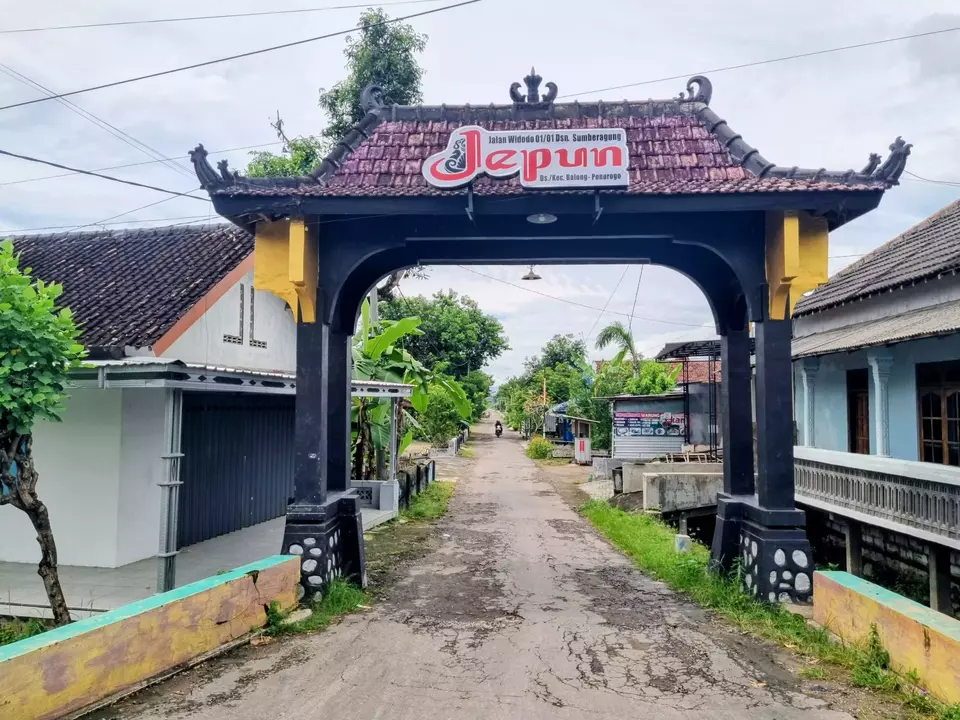 A photo of Sumber Agung Hamlet, Balong Village/District, the alleged residence of drug queenpin Dewi Astutik in Ponorogo. (Beritasatu.com/Gayuh Wicaksono)