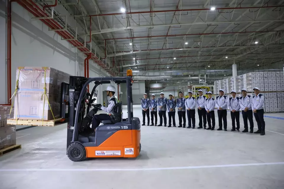 Daikin begins mass distribution of its first locally manufactured residential air conditioners from its new $200 million West Java factory, Monday, July 21, 2025. (Handout)