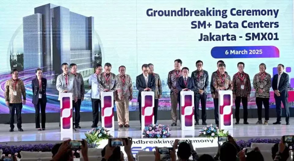 Sinar Mas Group kicks off the construction of the SMX01 data center in Jakarta, Thursday, March 6, 2025. (Photo courtesy of Sinar Mas Group)