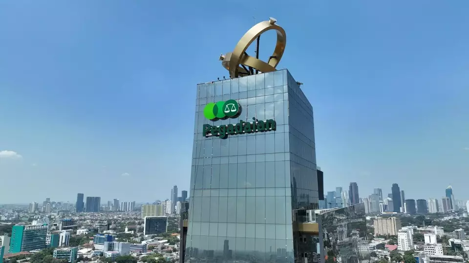 This undated photo shows the headquarters of state-owned pawn company Pegadaian. (Handout)