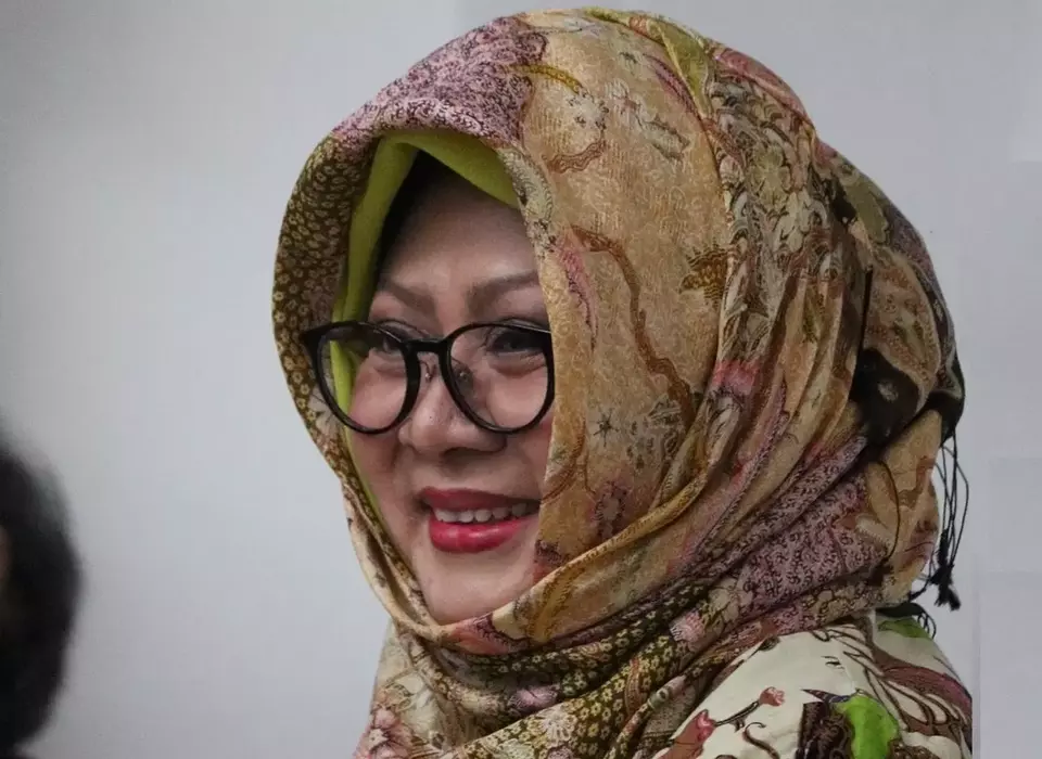 The photograph of Tutut Soeharto was posted on her Facebook account on August 8, 2021.