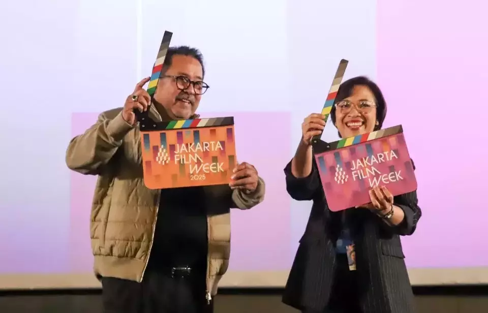 Jakarta Deputy Governor Rano Karno opens the Jakarta Film Week (JFW) 2025 at CGV Grand Indonesia on Wednesday, Oct. 22, 2025. (Handout)