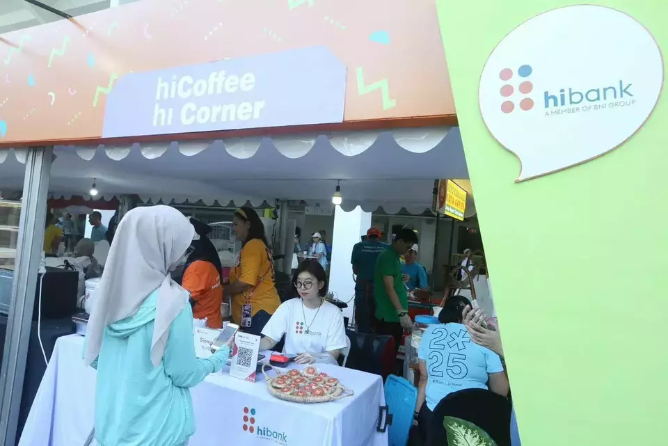 A coffee maker participates in the Wondr JRF Expo hosted by BNI in Jakarta, Saturday, Oct. 25, 2025. (Handout Photo)