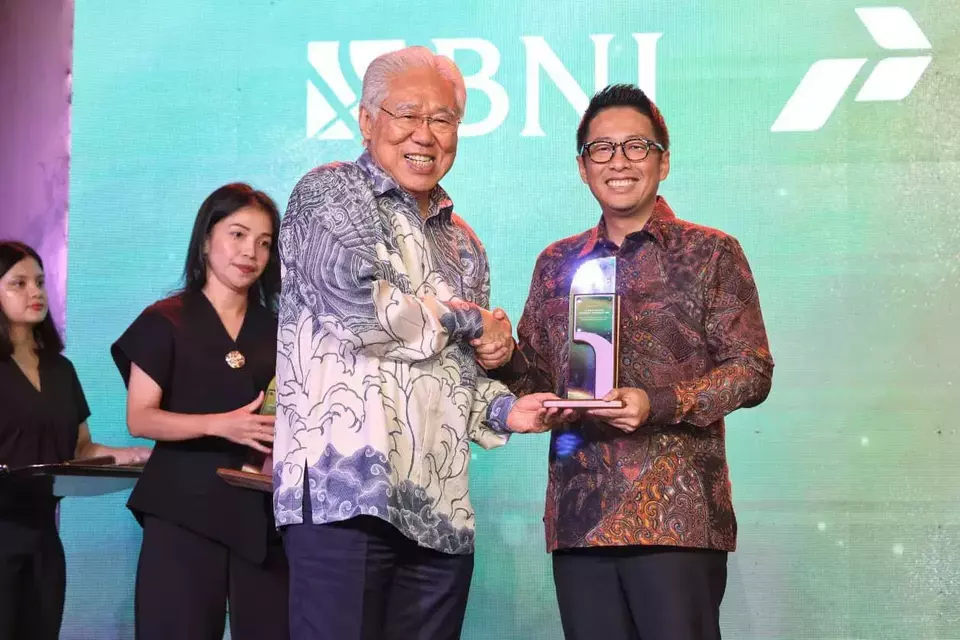 BNI Wins Environment & Sustainability Award at 2025 ESG Appreciation Night in Jakarta on Nov. 20, 2025. (Photo Courtesy of BNI)