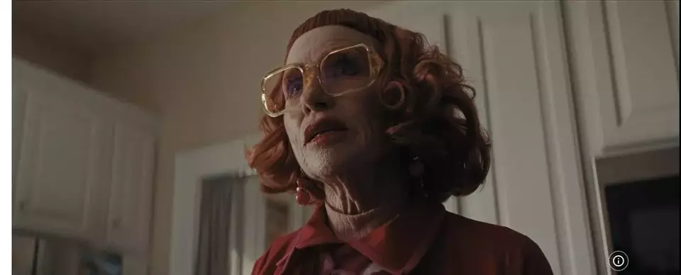 Amy Madigan in Weapons (2025). (Photo courtesy Warner Bros. Pictures)