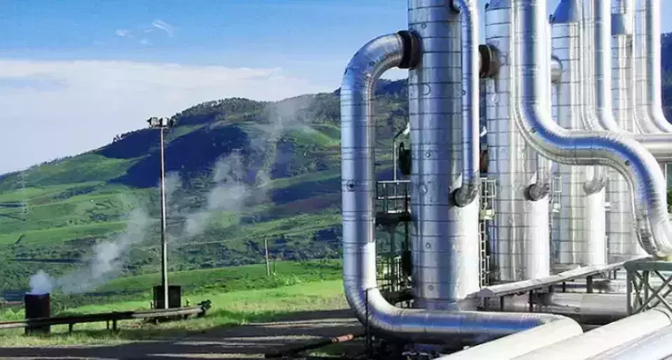 Steam rises from geothermal pipelines operated by Barito Renewables Energy in an undated photo. (Photo Courtesy of Barito Renewables Energy)