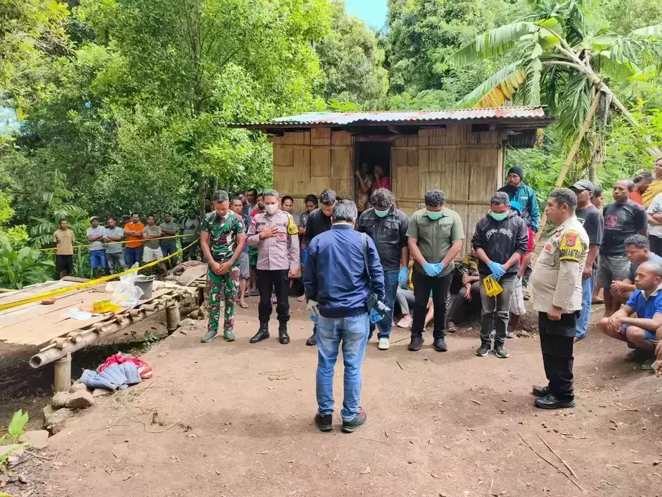 The location where a 10-year-old elementary school student was found dead in Ngada, East Nusa Tenggara, on Jan. 29, 2026. (Beritasatu.com/Albertus Pepi Kurniawan)