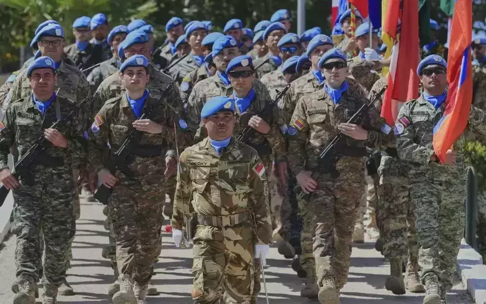 This undated photo shows UNIFIL troops. (AP Photo/Mohammad Zaatari/File)