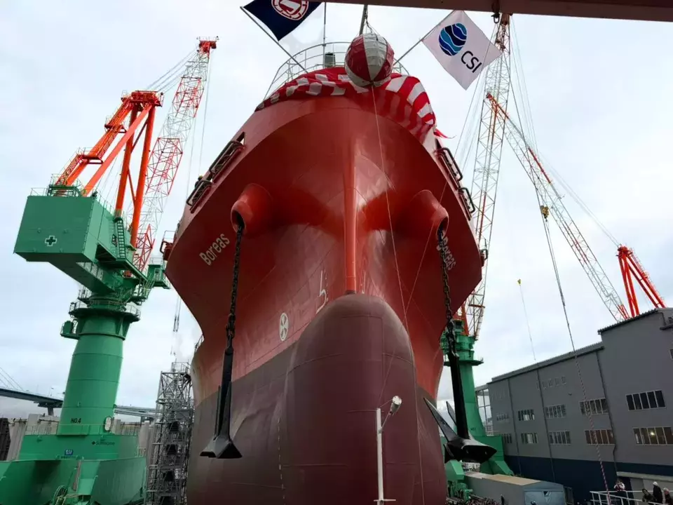 This undated photo shows the Boreas, a 9,000 deadweight tonnage (DWT) chemical tanker operated by Chandra Shipping International (CSI). (Courtesy of Chandra Daya Investasi via JG)