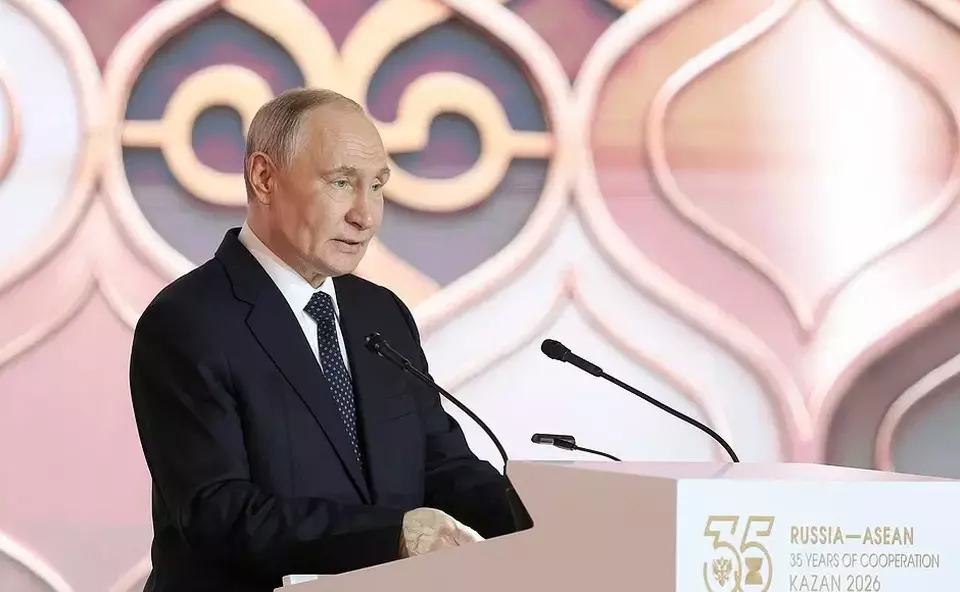 Russian President Vladimir Putin hosts a reception for the ASEAN leaders and senior officials in Kazan on June 17, 2026. (Photo Courtesy of Stepan Pugachev, Rosscongress)