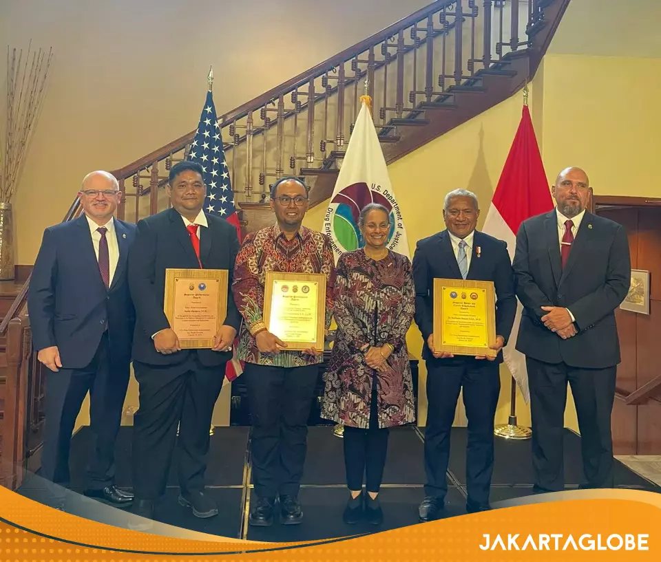 US DEA Honors Indonesia’s BNN and PPATK for Combating Narcotics and Money Laundering